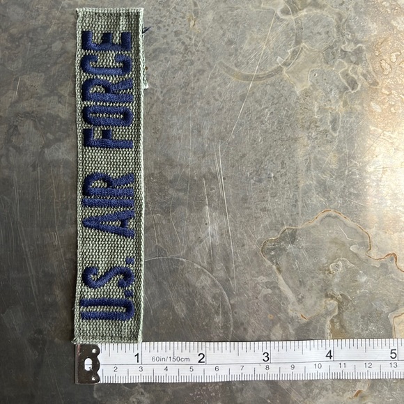 U.S. AIR FORCE embroidered tape patch - vintage - Picture 9 of 10